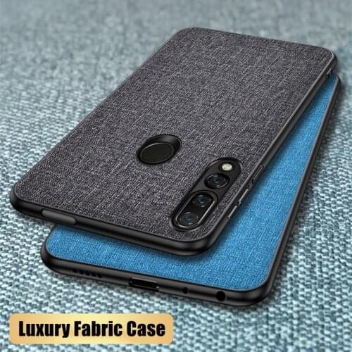 Cloth Fabric Case For Huawei P40 P30 P20 Lite E Pro Plus Soft Silicone Case Cover For Huawei P Smart Z Plus 2019 2020 2021 Pro
