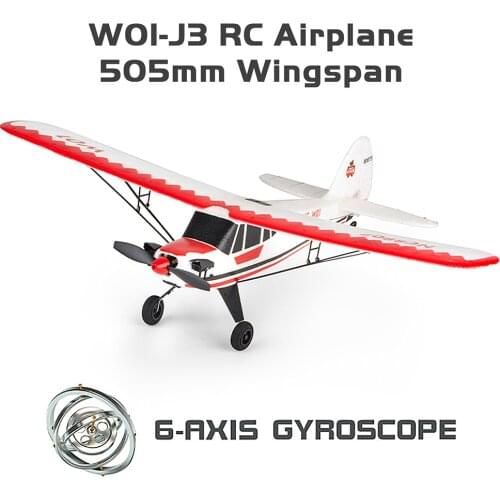 W01-J3 2.4Ghz 3CH RC Fixed Wing 505mm Wingspan 6-axis Gyroscope RTF Ready to Fly Outdoor Light Weight RC Airplane Models Toys