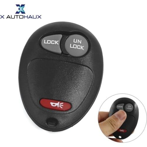 X AUTOHAUX Replacement Keyless Entry Remote Car Key Clicker Transmitter 3B For FCC L2C0007T For Chevrolet GMC 10335583 10335585