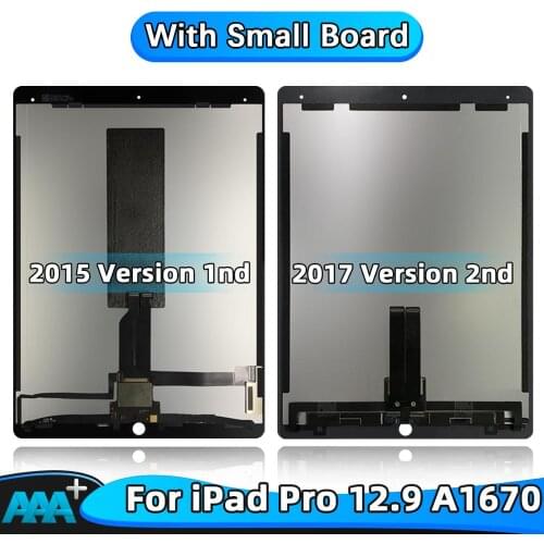 LCDs For iPad Pro 12.9 (2015/2017 Version) A1670 A1671 2nd LCD Display Touch Screen Digitizer Panel Assembly With Small Board