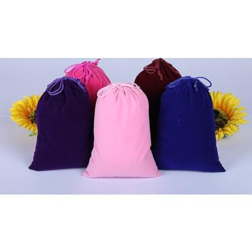 10Pcs Velvet Bag Drawstrings Pouches Small size Jewelry Gift Display Packing Bags