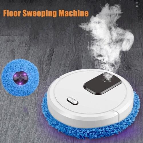 3-in-1 Automatic Sweeping Robot Spray Disinfection UV Lazy Household Charging Cleaning Machine Intelligent Vacuum Cleaner