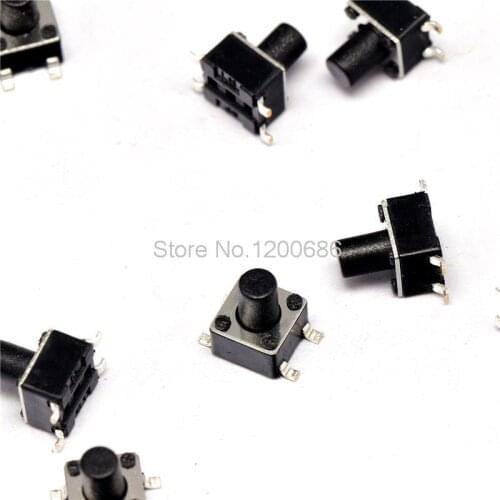 4.5 * 4.5 * 7MM touch switch patch 4 feet micro switch / button switch