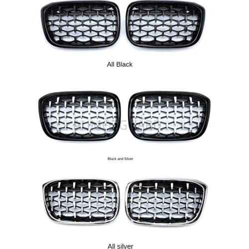 For BMW X3 G01/G08 Bumper Diamond Racing Grille ABS Auto Styling