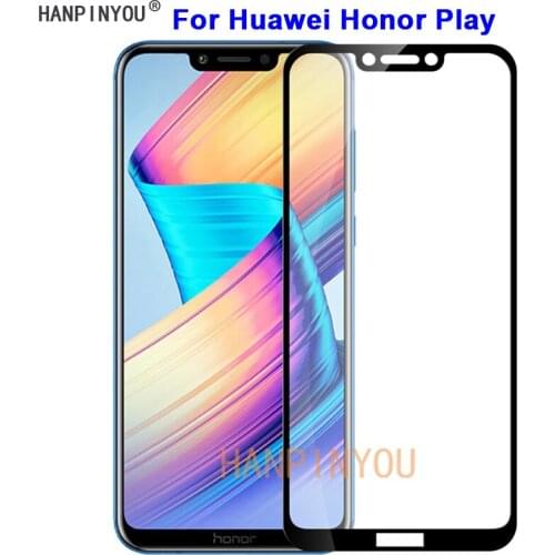For Huawei Honor Play COR-AL10 COR-TL10 9H Hardness 2.5D Full Cover Toughened Tempered Glass Film Screen Protector Protect Guard