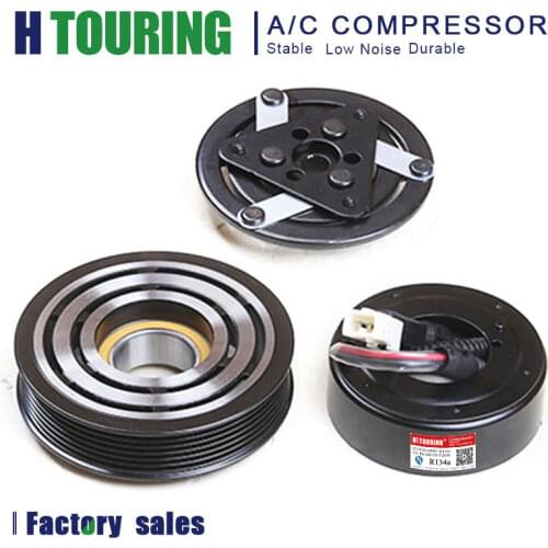 For Nissan Auto AC Compressor electromagnetic clutch For Car Nissan Qashqai 2.0L Bearing Size 355520 6 grooves Air conditioning
