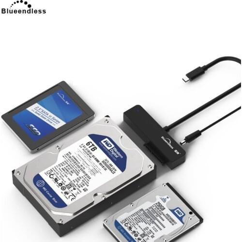 Blueendless 2018 SATA To USB A/Type C Adapter Cable 5 Gbps USB 3.0 Computer Connector Cable Suit for 2.5'/3.5SATA Hard Drive