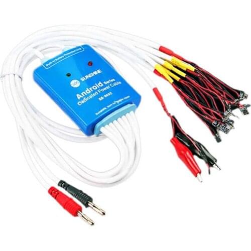 Android Phone Boot Line for Huawei Samsung Xiaomi OPPO VIVO Oneplus DC Power Supply Wire Anti-Burn Power Current Testing Cable