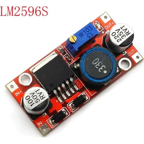 LM2596S DC-DC 3.6-46V 3A adjustable step-down power Supply module With reverse connection protection 5V voltage regulator