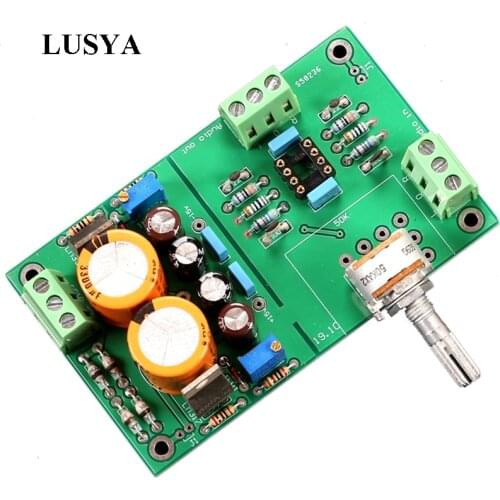 Lusya NE5532 Pre-Amplifier audio tone Board With ALPS 16 volume adjustment T1381