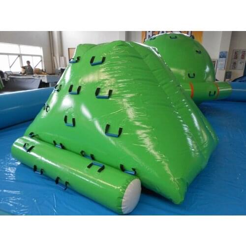 Small inflatable water climber tower
