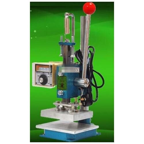 NEW R1013 Stamping Machine,leather printer,Creasing machine,hot foil stamping machine,marking press,embossing machine(10x13cm)