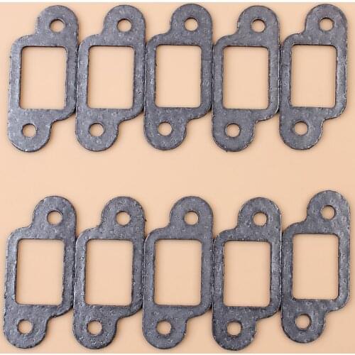 10Pcs MUFFLER GASKET FIT STIHL MS170 MS180 017 018 021 023 025 MS210 MS230 MS250 Chainsaw 11231490500 / 11301490601