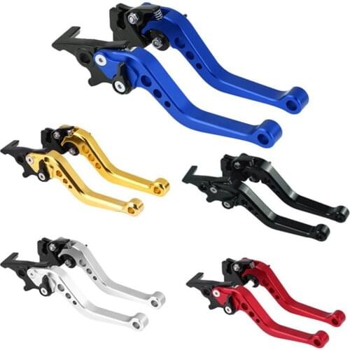 2pcs Alloy Motorcycle Brake Handle CNC Motorcycle Clutch Brake Lever Handle High Quality Fit for Motorbike Modification