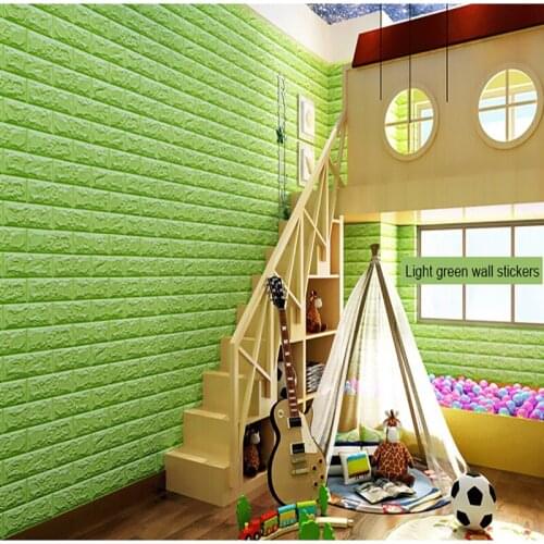 70x77cm Self Adhesive Waterproof TV Background Brick Wallpapers 3D Wall Sticker Living Room Kids Room Bedroom Wallpaper