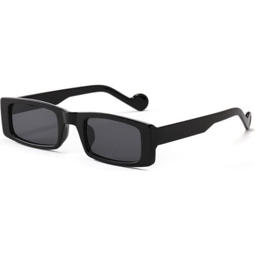 2021 Brand Small Sunglasses Men Women Vintage Narrow Frame Rectangle Sun Glasses Ladies Trendy Shades Outdoor UV400 Eyewear