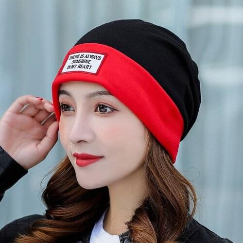 Spring autumn Pullover hat scarf Dual use net red hat windproof peaked cap bucket hat beanie cap Bonnet Panama Hat for women