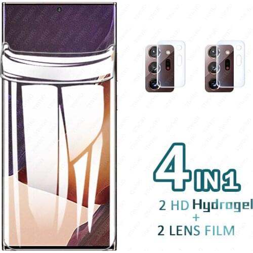 Screen Protector on For Samsung Galaxy Note20 Ultra Hydrogel Film Note 20 Ultra Screen Protectors Note 20ultra Camera Lens Glass