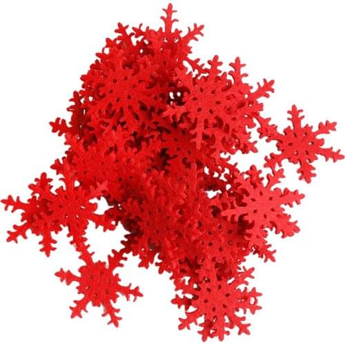 100pcs Lots Xmas Snowflakes Window Clings Sticker Christmas Home Ornaments