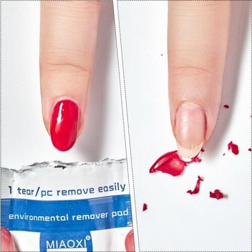 20/60pcs Nail Degreaser Set for uv gel polish removal Lint-Free Napkins Nail Remover Nail Wipes Removal Wraps For Manicure Clean