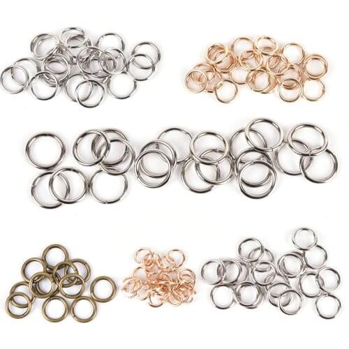 20Pcs/lot Metal O Ring Openable Handbag Purse DIY Rings Hook For Metal Bag Accessories Wholesale