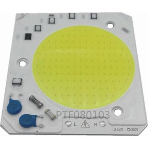 220V cold White IP65 Floodlight High Power Integrated LED COB Chip 50W 220V Matrix LED Spotlight DIY Flood Light Outdoor Stre