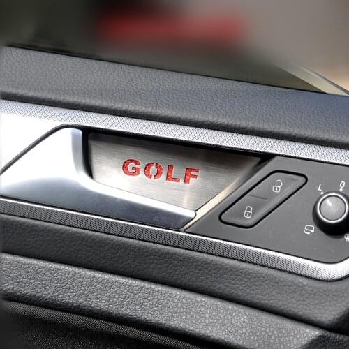 For VW Golf 6 7 MK6 MK7 GTI Tiguan 5N 2008-2018 4PCS Interior door handles built-in decorative modification Accessories