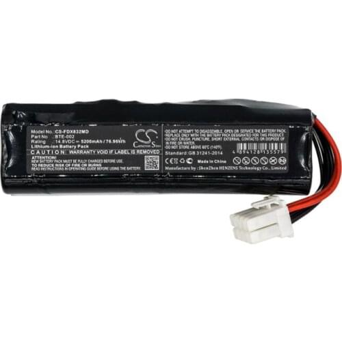 Cameron Sino 5200mAh battery for FUKUDA Denshi FX-8322 ECG FX-8322R FCP-8321 FCP-8453 BTE-002