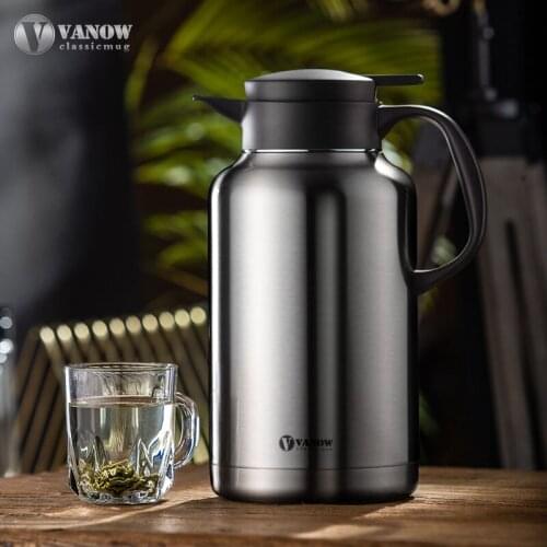 Large Water Bottle Stainless Steel Insulated Portable Clear 2l Water Bottle Metal Travel Botella Agua Camping Equipment XX60WB