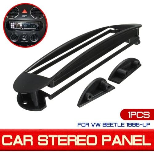 For VW Beetle 1998-2000 2001 2002 2003 2004-2008 1 DIN Car Stereo Panel Plate Refitting In Dash Dashboard Car Radio Fascias