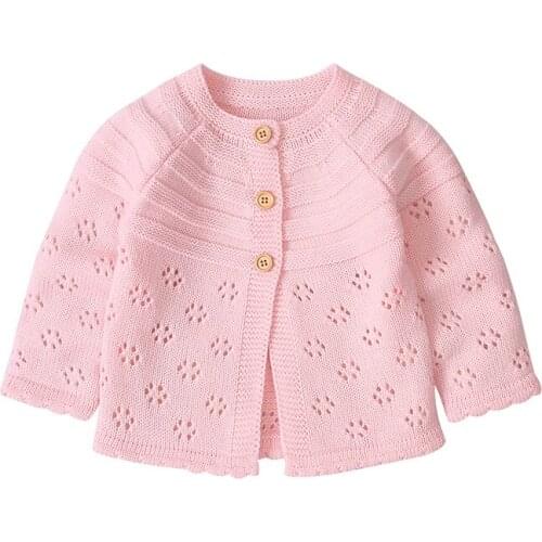 Emmababy Free Shipping Baby Sweater Long Sleeve Winter Autumn Knitted Cardigan Infant Toddler Boys Girls Sweaters Clothing