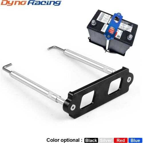 Battery Tie Down Kit Hold Down Rod With Stainless Tray Hooks For Honda Civic CRX S2000 For Acura Integra RSX Without Logo