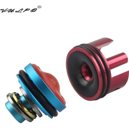 VULPO Silent Bearing Piston Head Cylinder Head Kit for Airsoft AEG Ver.2/3 Gearbox Hunting Paintball Accessories