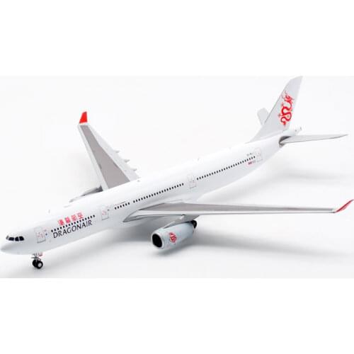 Diecast 1:200 Scale A330-300 B-HLJ Dragonair Airlines Airplane Model Toys Aircraft Diecast Metal Alloy Plane Gifts Souvenir