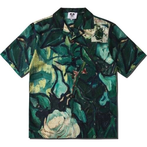 Mens Top Hawaiian Shirt Short Sleeve Mens Green Short Sleeve Beach Shirt Short Sleeve Mens Short Sleeve Shirt Shirts for Men