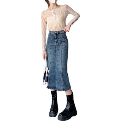 Olive Girl High Waist Skirts For Women