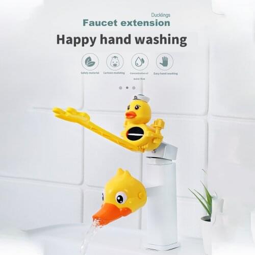 Cartoon Faucet Extender Sink Handle Extension Toddler Kid Bathroom Children Hand Wash Water Saver Faucet Kitchen Accessories
