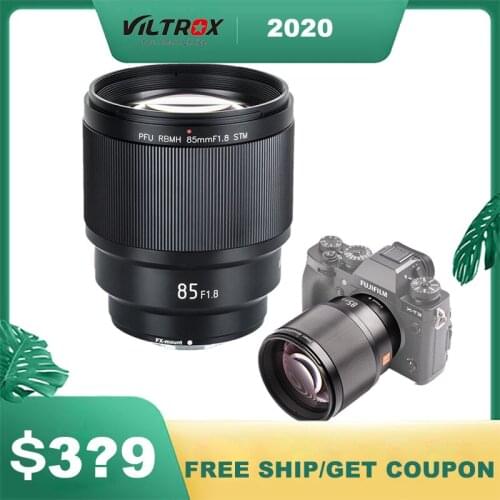 VILTROX 85mm f/1.8 STM Auto Focus Fixed focus lens F1.8 Lens for Camera Fujifilm X-mount X-T3 X-H1 X20 X-T30 X-T20 X-T100 X-Pro2