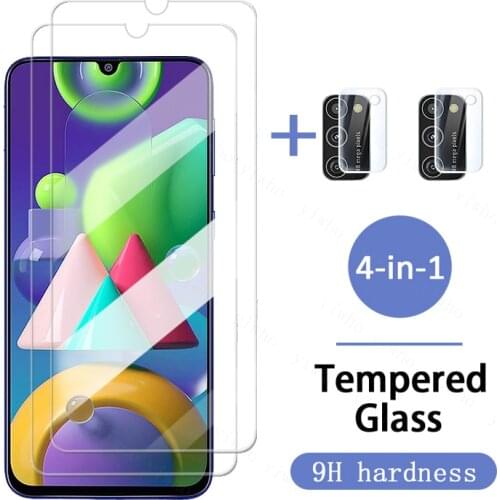Tempered glass for samsung m21 camera lens glass screen protector film for samsung galaxy m21 m 21 sm-m215f protective glass