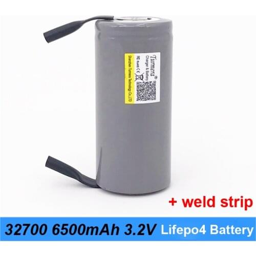 32700 battery charger 32700 lifepo4 3.2v 6500mah 33A 55A weld strip for screwdriver battery electric bike powered led lights O31