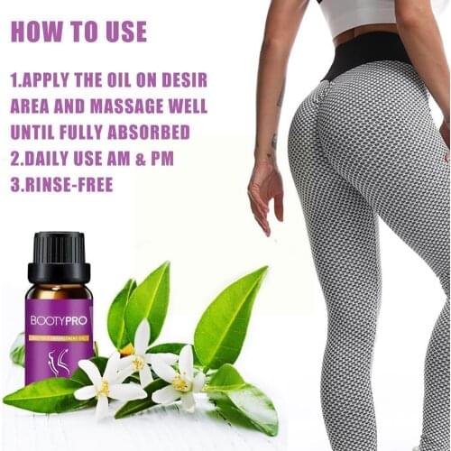 10ML Best Effective Rose grapefruit Hip Lift Up Lifting Buttock Lift Butt Ass Massage Enhancer Oil Big Enlargement Cream Bi E4A2