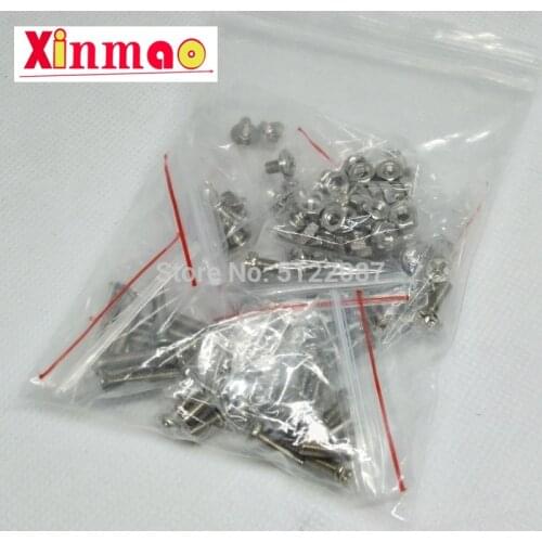 130pcs M3 Screw Nut M3*5 3*8 3*10 3*12 3*16 Round Head Flat head Screw Cap Set Screws Phillips M3x5 mm Cap Screw M3x16