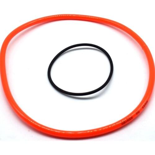 2pcs Silicone Sealing Ring For Rotary Tumbler Barrel Polishing Machine Accessories Suit KT2000