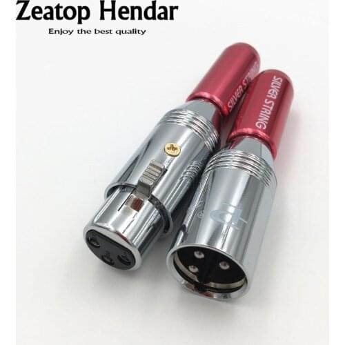 4Set High Quality 3 Pin XLR Connector XLR Male Plug Female Jack Socket Microphone Connector MIC Adapter Cable Termininal
