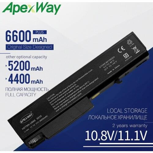 6CELL Laptop Battery for HP EliteBook 8440p 8440w 6930p ProBook 6440b 6445b 6450 6450b 6530 6530B 6535B 6730B 6735B HSTNN-LB0E