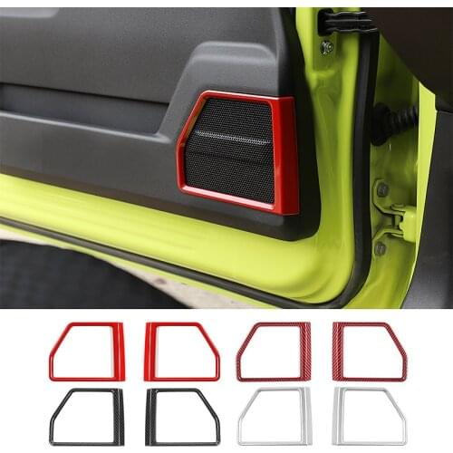 ABS Car Door Audio Sound Speaker Decorative Cover Trim Stickers Accessories For Suzuki Jimny 2019 -2021 Car Stickers