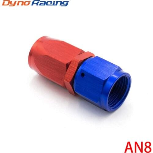 AN8 Fitting AN 08 Aluminum Fittings 0 Degree Oil/Fuel/Swivel hose fittings(Swivel Hose End Fitting) YC100353-0RD