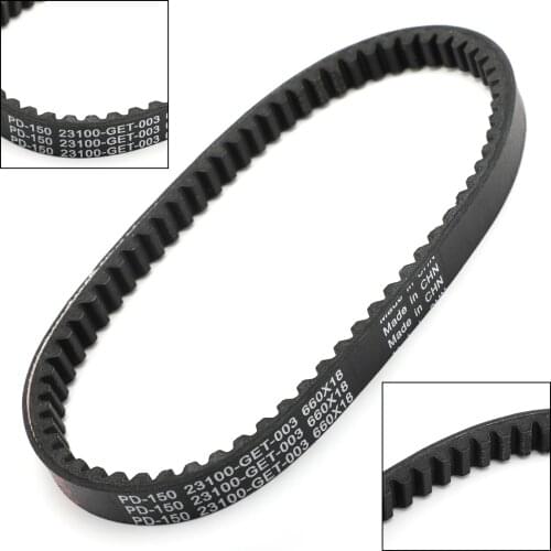 Artudatech Drive Belt For Honda CHF50 4-stroke 50cc 2002-2009 23100-GET-003 Two-Wheeler Scooter Motorcycle Accessories Parts