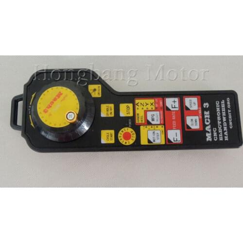 Free shipping CNC Mach3 USB Electronic Handwheel Manual Controller MODBUS MPG + one linking caple