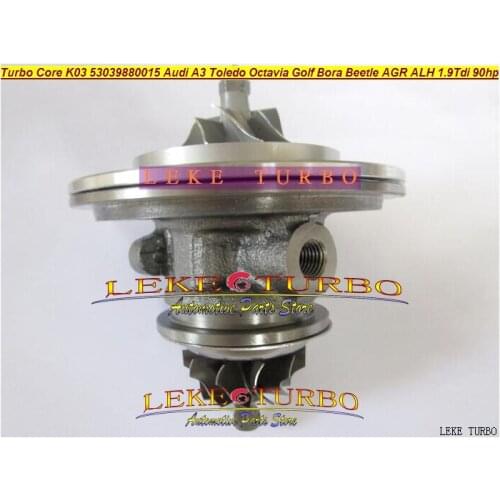 Free Ship Turbo Cartridge CHRA K03 53039700015 53039880015 454159 Turbocharger For AUDI A3 VW Golf Bora Beetle AGR ALH 1.9L TDI